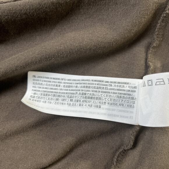 Abercrombie &‎ Fitch Shirt Mens Medium Brown Premium Essentials Oversized Tee - Picture 8 of 10